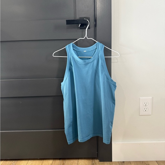 Athleta Tops - Athleta Women's Blue Sleeveless Racerback Workout Tank